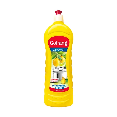 مایع ظرفشویی لیمویی گلرنگ - 1000 گرم