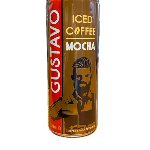 نوشیدنی خارجی آیس کافی (قهوه سرد) با طعم موکا گوستاوو - 250 میلی لیتر