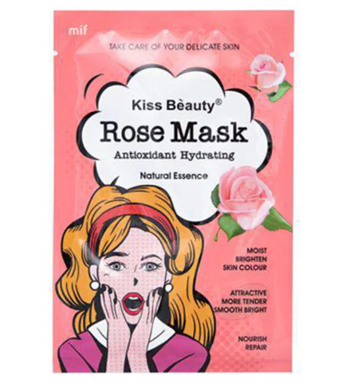 ماسک ورقه ای صورت کیس بیوتی حاوی گل رز - 25 گرم