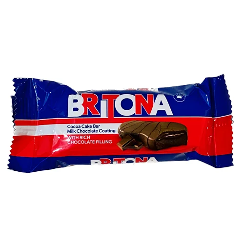 بارکیک کاکائویی بریتونا با مغزی شکلات زرکام - ٣۴ گرم