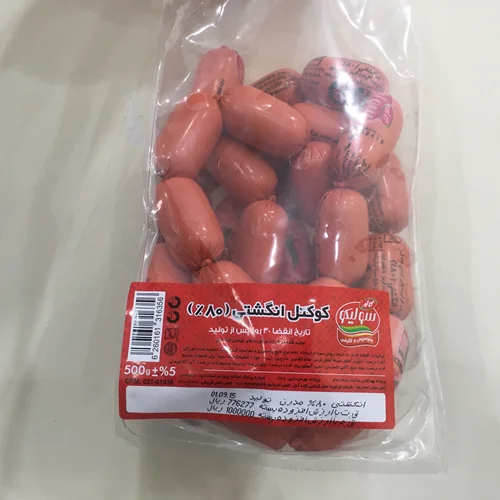 سوسیس انگشتی 80 درصد گوشت قرمز سولیکو کاله - 500 گرم