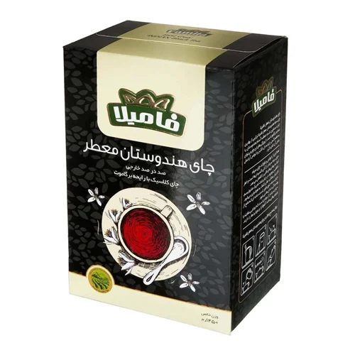 چای سیاه معطر هندوستان با رایحه برگاموت فامیلا - 450 گرم