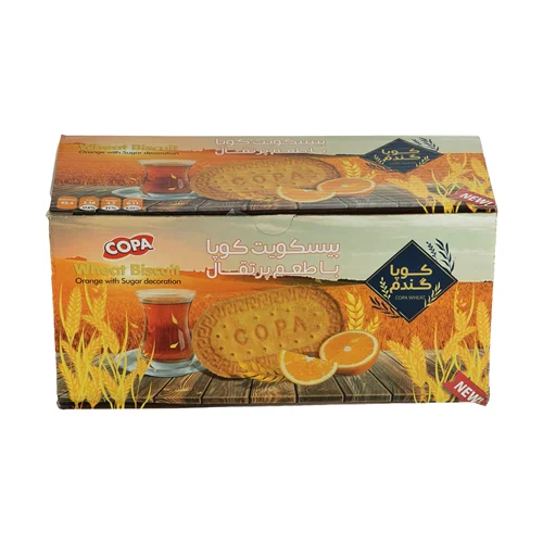 بیسکویت پرتقالی گندم کوپا - 900 گرم
