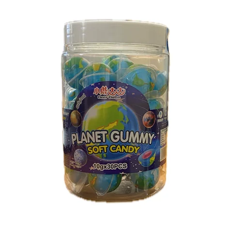 مارشمالو توپی طرح  Planet Gummy - تعداد 30 عدد