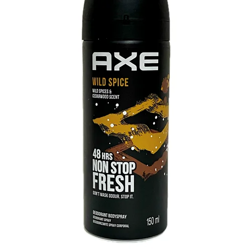 اسپری ضد تعریق بدن آکس مدل Wild Spice حجم 150میلی لیتر