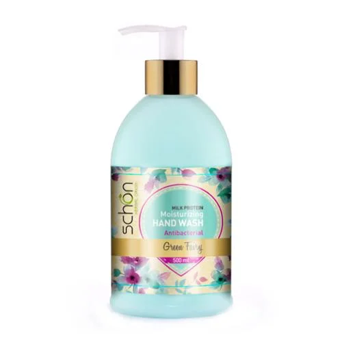 مایع دستشویی کرمی سبز آبی گرین فیری شون - 500 گرم