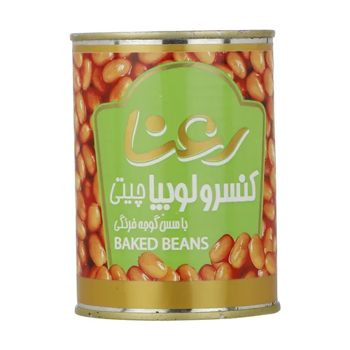 کنسرو لوبیا چیتی با سس گوجه فرنگی رعنا - 400 گرم