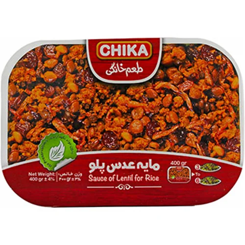 مایه عدس پلو چیکا - 400 گرم
