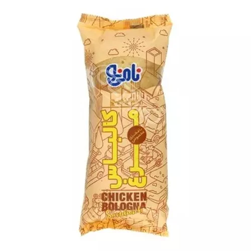 ساندویچ کالباس 60% مرغ با مغزی مخصوص نامی نو - 260 گرم