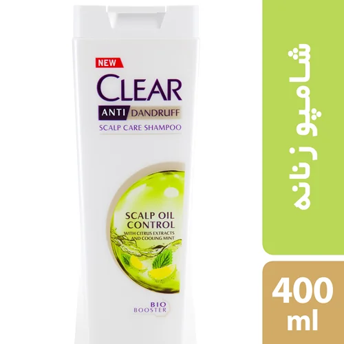 شامپو ضد شوره بانوان مخصوص موهای چرب کلییر مدل Scalp Oil Control