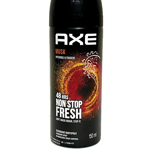 اسپری ضد تعریق بدن آکس مدل musk حجم 150 میلی لیتر