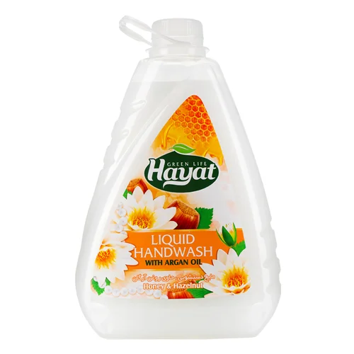 مایع دستشویی صدفی سفید حیات - 2500 گرم
