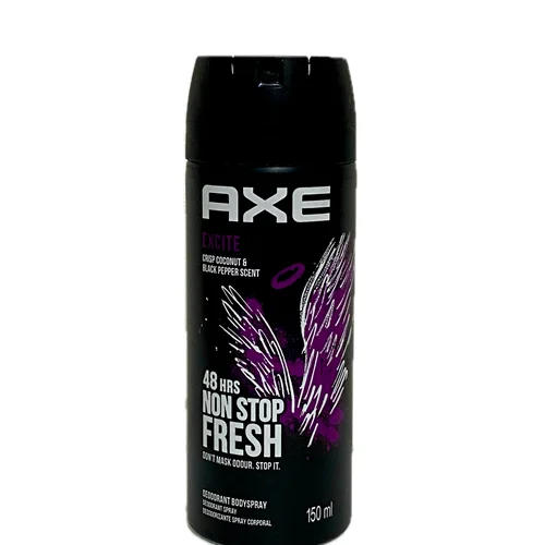 اسپری ضدتعریق بدن آکس مدل Excite حجم 150 میلی لیتر