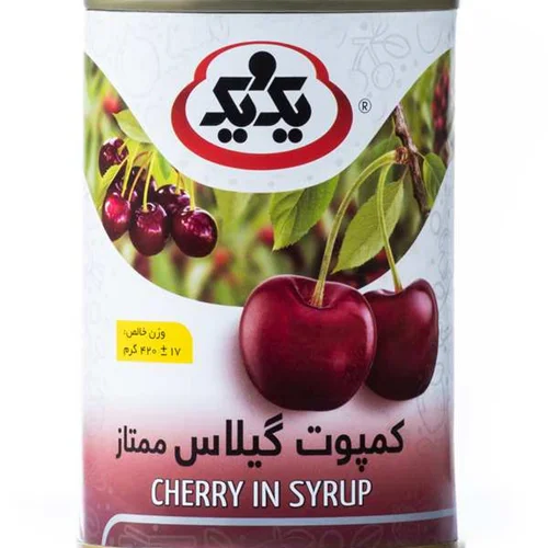 کمپوت گیلاس یک و یک - 420 گرم