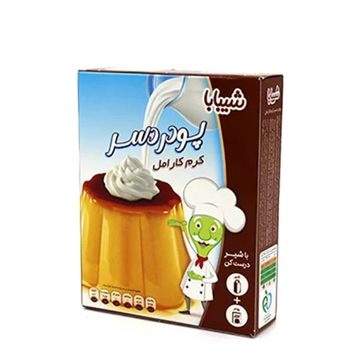 پودر دسر کرم کارامل شیبابا - 70 گرم