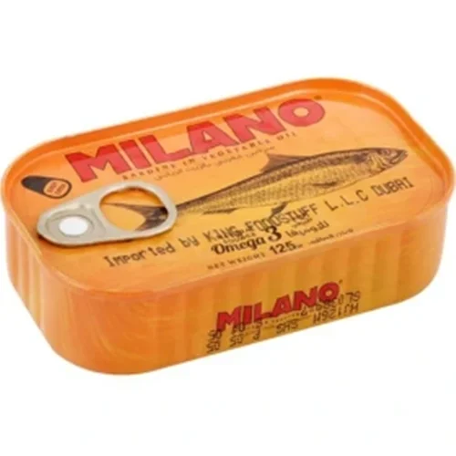 کنسرو ماهی ساردین میلانو 125 گرمی