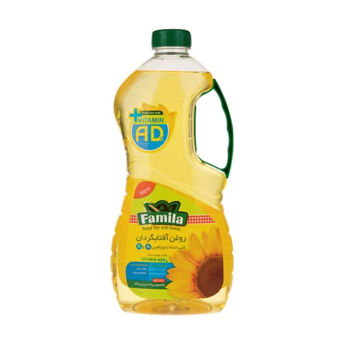 روغن آفتابگردان غنی شده با ویتامین A و D3 فامیلا - 1350 و1620 گرم